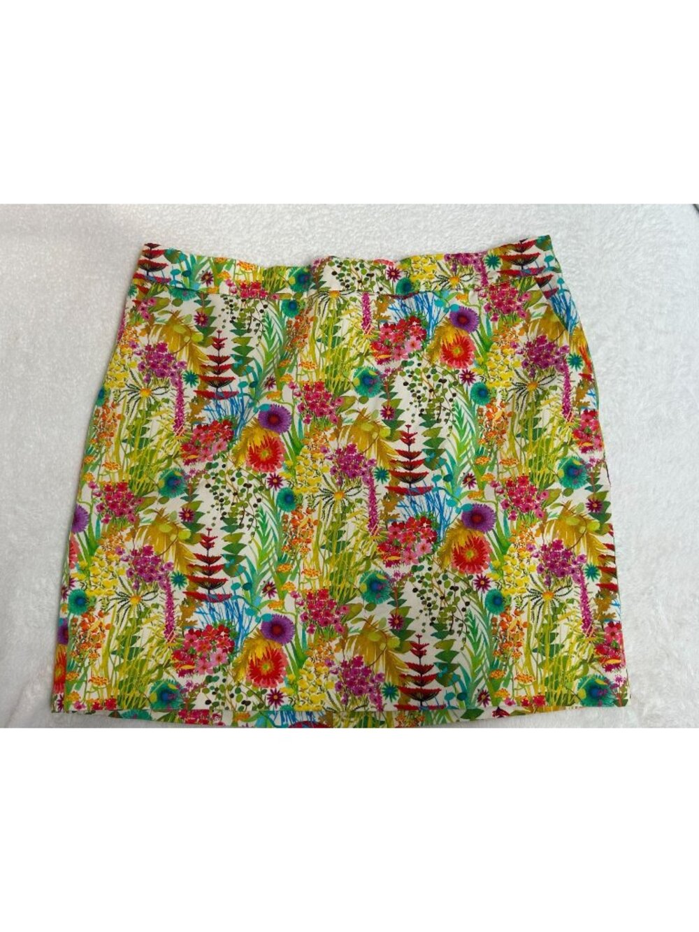 J.Crew Liberty Fabrics Womens Multicolor Floral Print Mini Skirt Size 6 Stretch